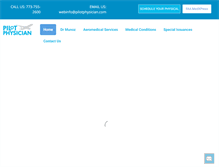 Tablet Screenshot of pilotphysician.com